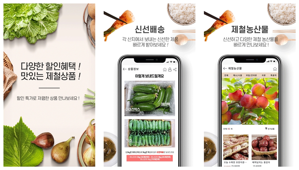 제철밥상 앱